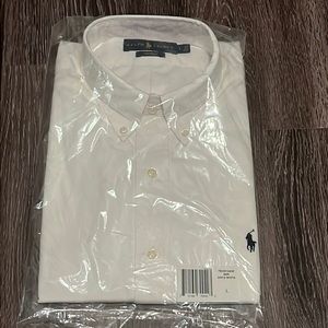 Ralph Lauren white button up shirt
